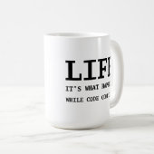 Leben Kaffeetasse (VorderseiteRechts)