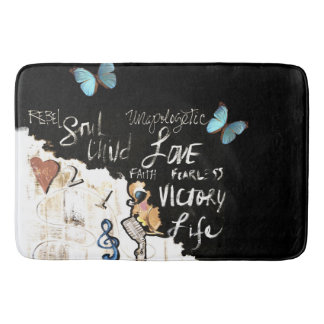 Leben-Karo-Bad-Matte Badematte