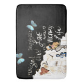 Leben-Karo-Bad-Matte Badematte (Vorderseite Vertikal)