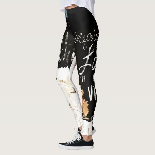 Leben-Karo-Leggings Leggings (Links)