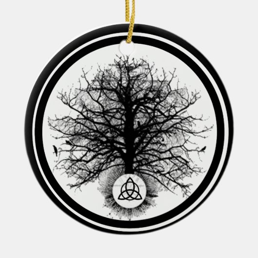 Leben Keramik Ornament (Vorne)