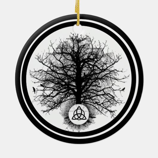 Leben Keramik Ornament (Hinten)