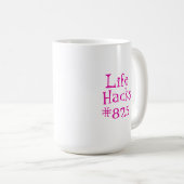 Leben-Kerben Kaffeetasse (VorderseiteRechts)