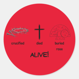 LEBEN! Klassische Round-Stickers 20 pro Blatt Runder Aufkleber