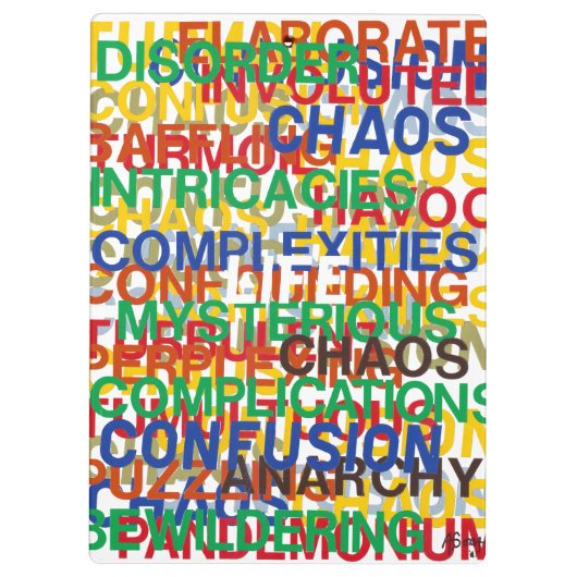 Leben Klemmbrett (Rückseite)