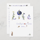 Leben: Kommen Sie zu unserer Zuhause bald Baby Dus Einladung (Vorne/Hinten)