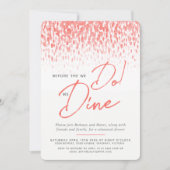 Leben Korallenbänke Art Probe Abendessen vor uns Einladung (Vorderseite)