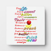 Leben kosten fotoplatte (Vorderseite)