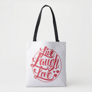 Leben Lachen-Liebe 2 Tasche
