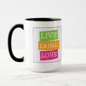 Leben Lachen-Liebe 2 Tasse (Links)
