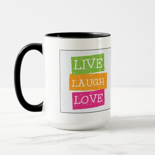 Leben Lachen-Liebe 2 Tasse (Links)