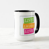 Leben Lachen-Liebe 2 Tasse (VorderseiteRechts)