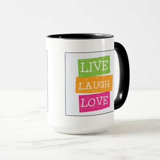 Leben Lachen-Liebe 2 Tasse (VorderseiteRechts)