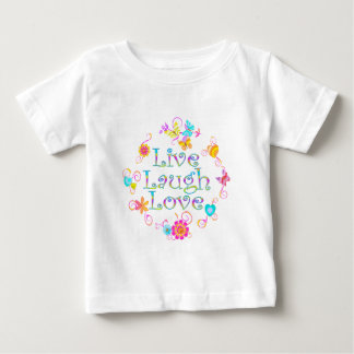 Leben Lachen-Liebe Baby T-shirt