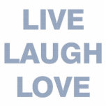 Leben Lachen-Liebe Freistehende Fotoskulptur<br><div class="desc">Leben Lachen-Liebe-Blauskulptur</div>