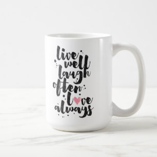 Leben Lachen-Liebe - Inspirational Tasse