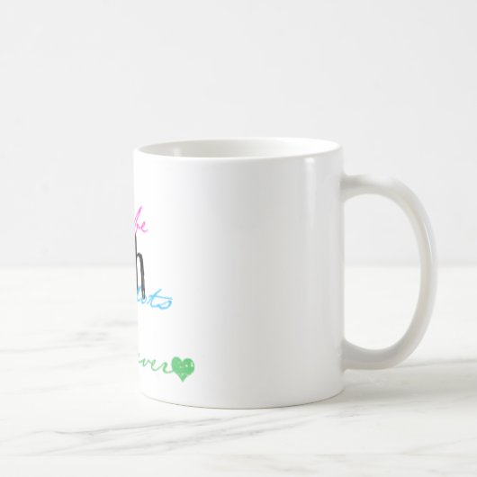 Leben Lachen-Liebe Kaffeetasse (Rechts)