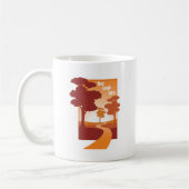 leben Lachen-Liebe Kaffeetasse (Links)