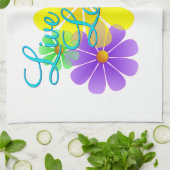 Leben Lachen-Liebe Küchentuch (Gefaltet)