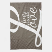 LEBEN LACHEN-LIEBE KÜCHENTUCH (Vertikal)