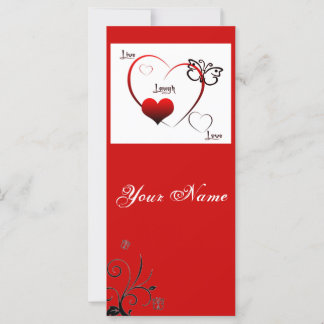 Leben, lachen, Liebe Lesezeichen