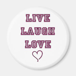 Leben Lachen-Liebe Magnet