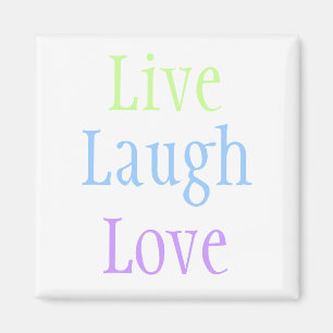 Leben Lachen-Liebe Magnet