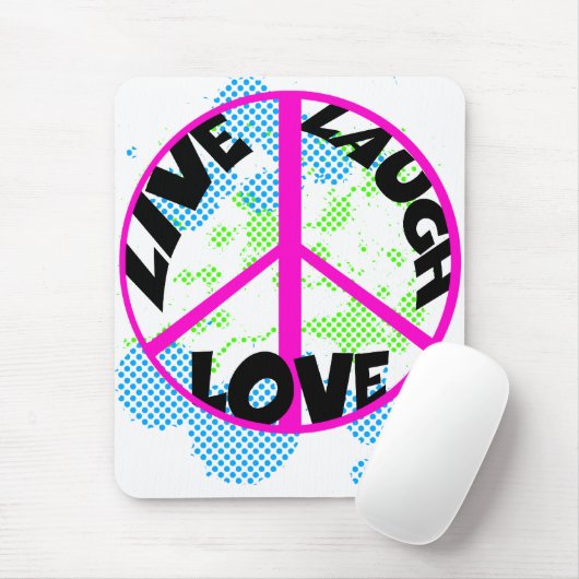 leben Lachen-Liebe Mousepad (Mit Mouse)