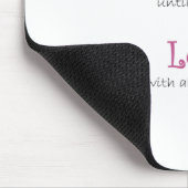 Leben Lachen-Liebe Mousepad (Ecke)
