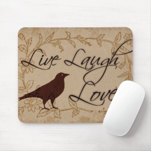Leben Lachen-Liebe Mousepad (Mit Mouse)