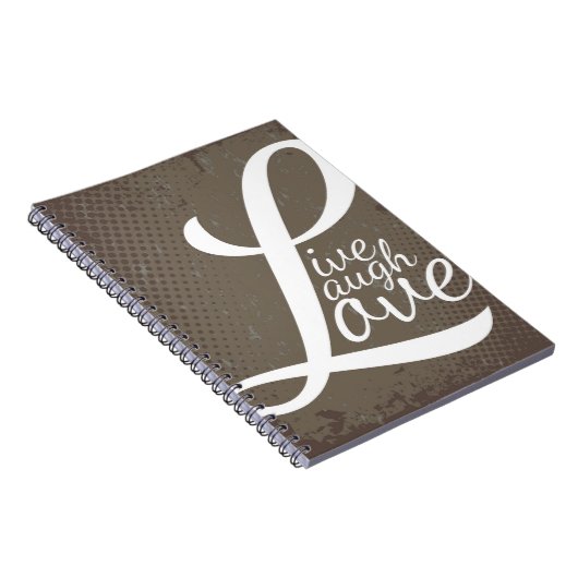 LEBEN LACHEN-LIEBE NOTIZBLOCK (Rechte Seite)