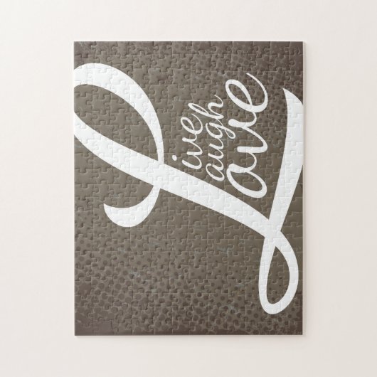 LEBEN LACHEN-LIEBE PUZZLE (Vertikal)