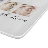 Leben, Lachen, Liebe Schneidebrett (Ecke)