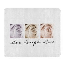 Leben, Lachen, Liebe Schneidebrett