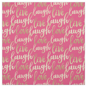 Leben Lachen-Liebe Stoff