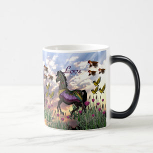 Leben Lachen-Liebe-Tassen Verwandlungstasse