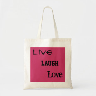 Leben Lachen-Liebe Tragetasche