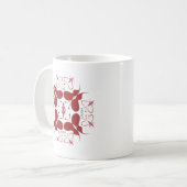 Leben, Lachen, Liebe und Hoffnung Kaffeetasse (Vorderseite Links)
