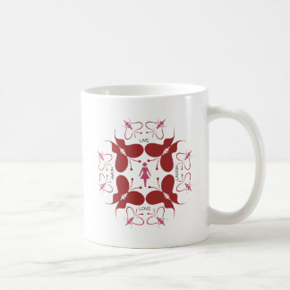 Leben, Lachen, Liebe und Hoffnung Kaffeetasse