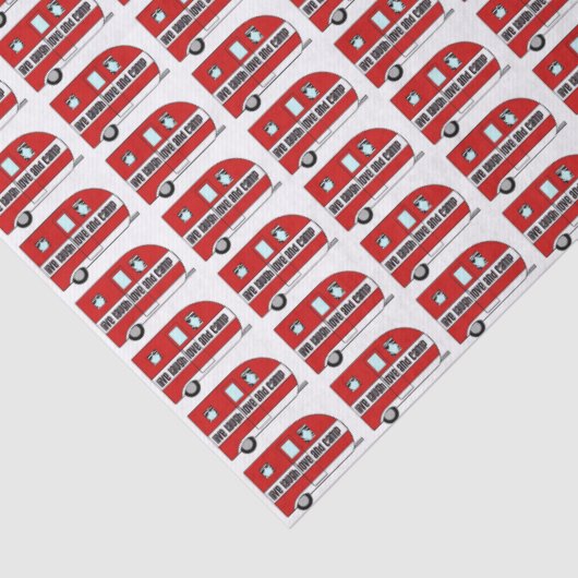 Leben, Lachen, Liebe und Lager Seidenpapier (Detail)