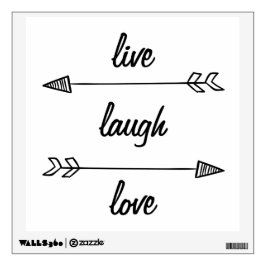 Leben Lachen-Liebe-Wand-Abziehbild