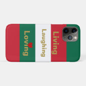 Leben, lachen, lieben Case-Mate iPhone hülle (Rückseite (Horizontal))