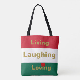 Leben, Lachen, Lieben Tasche
