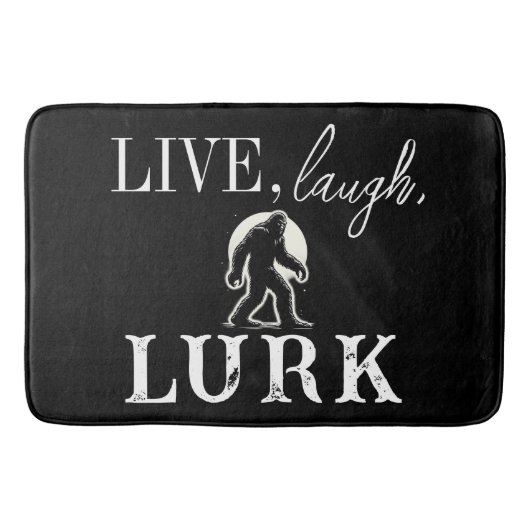Leben, lachen, Lurk Badematte (Vorderseite)