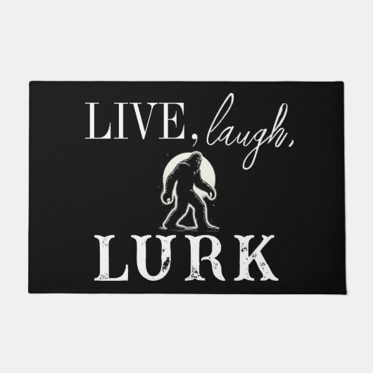 Leben, lachen, Lurk Fußmatte (Vorderseite)