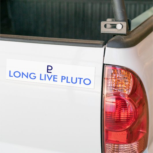 LEBEN LANG besonders angefertigter PLUTO - Autoaufkleber (Auf Lkw)