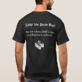 Leben lang die Piraten-Bucht! T-Shirt (Rückseite)