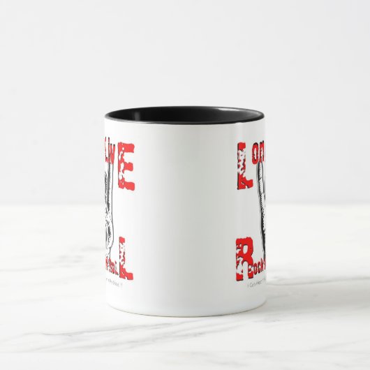 Leben lang Rock-and-Rollkaffee-Tasse Tasse (Zentrum)