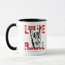 Leben lang Rock-and-Rollkaffee-Tasse Tasse