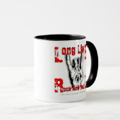 Leben lang Rock-and-Rollkaffee-Tasse Tasse (VorderseiteRechts)
